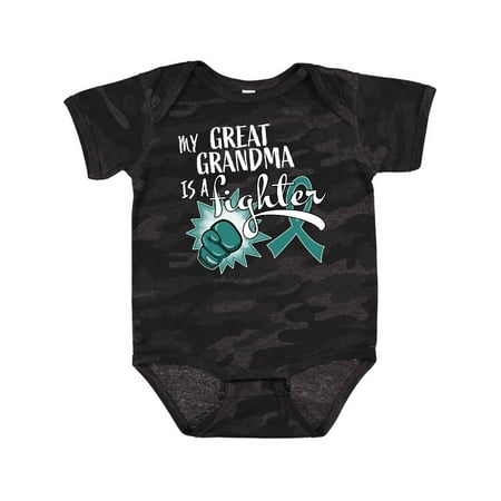 Inktastic Ovarian Cancer Awareness My Great Grandma is a Fighter Gift Baby Boy or Baby Girl Bodysuit
Inktastic Ovarian Cancer Awareness My Great Grandma is a Fighter Gift Baby Boy or Baby Girl Bodysuit