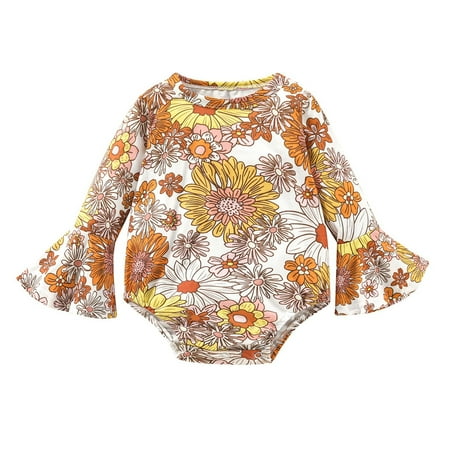 Baby Girls Cotton Floral Autumn Long Sleeve Ruffle Romper Bodysuit Set Clothes
Baby Girls Cotton Floral Autumn Long Sleeve Ruffle Romper Bodysuit Set Clothes