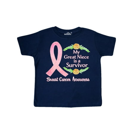 Inktastic My Great Niece is a Survivor Breast Cancer Awareness Gift Toddler Boy or Toddler Girl T-Shirt
Inktastic My Great Niece is a Survivor Breast Cancer Awareness Gift Toddler Boy or Toddler Girl T-Shirt