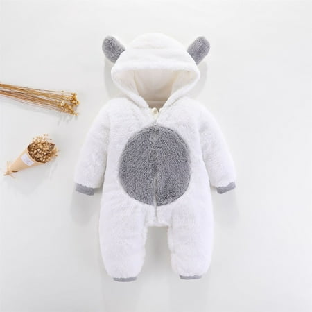Hunpta Infant Newborn Baby Boys Girls Long Sleeve Fleece Patchwork Cute Bear Ears Romper Jumpsuit Outfit Clothes Coat
Hunpta Infant Newborn Baby Boys Girls Long Sleeve Fleece Patchwork Cute Bear Ears Romper Jumpsuit Outfit Clothes Coat