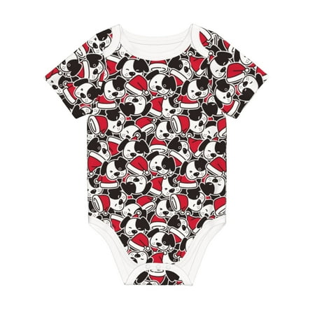 Coaee Cute Dog for Soft Cotton Baby Short-Sleeve Bodysuit Baby Girls Boys Bodysuit Romper
Coaee Cute Dog for Soft Cotton Baby Short-Sleeve Bodysuit Baby Girls Boys Bodysuit Romper