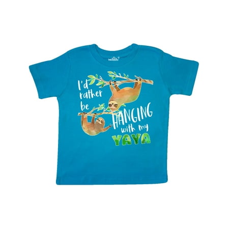 Inktastic Id Rather Be Hanging with my Yaya- Cute Sloths Gift Toddler Boy or Toddler Girl T-Shirt
Inktastic Id Rather Be Hanging with my Yaya- Cute Sloths Gift Toddler Boy or Toddler Girl T-Shirt