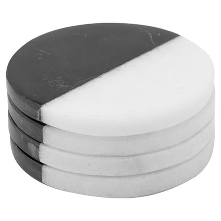 Hill Interiors Marble Coaster Set (Pack of 4)