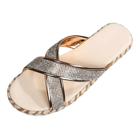 Aompmsdx Fashion Women Summer Slip On Solid Color Rhinestones Comfortable Shoes Beach Open Toe Breathable Sandalselegant Woman Heeled Shoes
Aompmsdx Fashion Women Summer Slip On Solid Color Rhinestones Comfortable Shoes Beach Open Toe Breathable Sandalselegant Woman Heeled Shoes