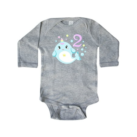 Inktastic Happy 2nd Birthday with Cute Narwhal Stars and Bubbles Gift Baby Boy or Baby Girl Long Sleeve Bodysuit
Inktastic Happy 2nd Birthday with Cute Narwhal Stars and Bubbles Gift Baby Boy or Baby Girl Long Sleeve Bodysuit