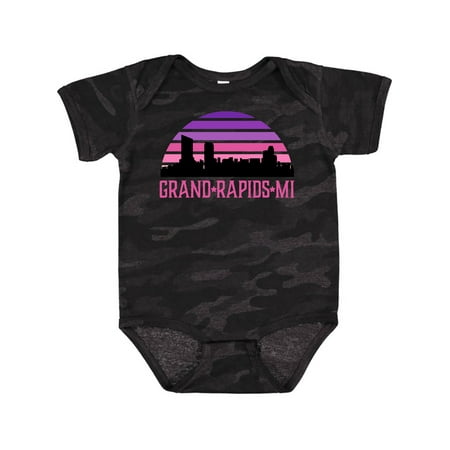 Inktastic Grand Rapids Skyline Gift Baby Girl Bodysuit