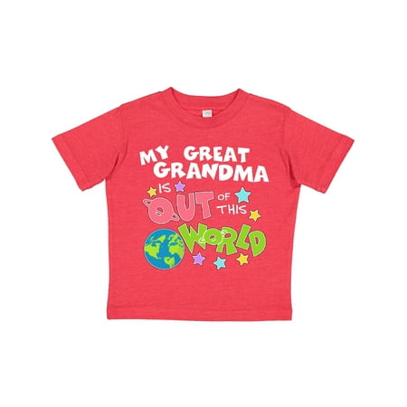 Inktastic My Great Grandma is out of This World Gift Toddler Boy or Toddler Girl T-Shirt
Inktastic My Great Grandma is out of This World Gift Toddler Boy or Toddler Girl T-Shirt