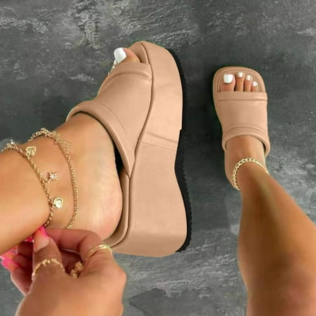 uikmnh Women Shoes Women Fish Mouth Shoes Summer Women Fashion Casual Platform Retro Slippers Crystal Shoes Sandals Khaki 8.5
uikmnh Women Shoes Women Fish Mouth Shoes Summer Women Fashion Casual Platform Retro Slippers Crystal Shoes Sandals Khaki 8.5