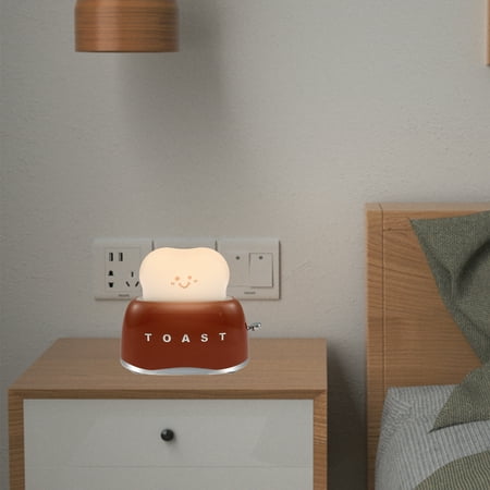Smile Toaster Lamp 1200mAh USB Rechargeable Toaster Light Retro Bread Night Light Decorative Bedside Night Lamp Cute Small Lamp 3000K Bedside Night Lamp for Bedroom Bedside Living Room Dining
Smile Toaster Lamp 1200mAh USB Rechargeable Toaster Light Retro Bread Night Light Decorative Bedside Night Lamp Cute Small Lamp 3000K Bedside Night Lamp for Bedroom Bedside Living Room Dining