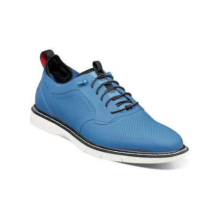 Stacy Adams Synchro Plain Toe Elastic Lace Up Sneaker French Blue 25518-420