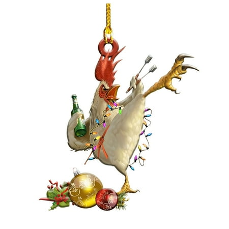 wofedyochristmas decorations Hangs Amazing Christmas Chicken Acrylic Flat Pendant Christmas Day Decoration Pendant Christmas Home Car Backpack Pendant Pendant Gift
wofedyochristmas decorations Hangs Amazing Christmas Chicken Acrylic Flat Pendant Christmas Day Decoration Pendant Christmas Home Car Backpack Pendant Pendant Gift