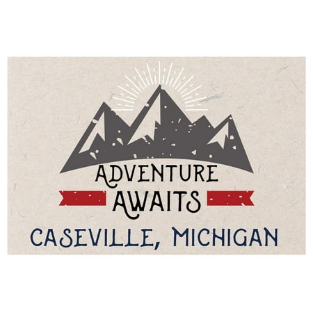 Caseville Michigan Souvenir 2x3 Inch Fridge Magnet Adventure Awaits Design 
Caseville Michigan Souvenir 2x3 Inch Fridge Magnet Adventure Awaits Design