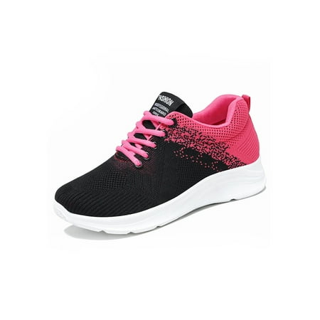Rotosw Womens Trainers Sport Sneakers Fitness Workout Athletic Shoes Non-Slip Breathable Flats Running Lightweight Walking Shoe Black Rose Red 8
Rotosw Womens Trainers Sport Sneakers Fitness Workout Athletic Shoes Non-Slip Breathable Flats Running Lightweight Walking Shoe Black Rose Red 8