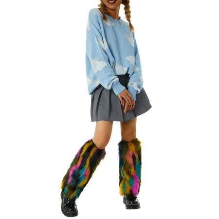 Women Faux Fur Leg Warmers Long Boots Shoes Cuff Cover Classic Warm Anti-Slip Leg Warmers Thicken Socks
Women Faux Fur Leg Warmers Long Boots Shoes Cuff Cover Classic Warm Anti-Slip Leg Warmers Thicken Socks