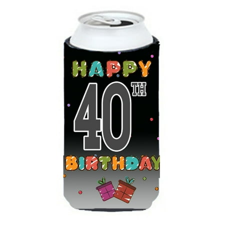 Carolines Treasures CJ1123TBC Happy 40th Birthday Tall Boy Beverage Insulator Hugger Tall Boy multicolor
Carolines Treasures CJ1123TBC Happy 40th Birthday Tall Boy Beverage Insulator Hugger Tall Boy multicolor