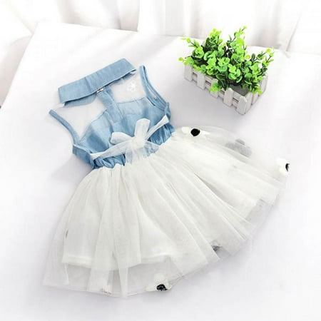 Girls Baby Girl Sleeveless Floral Lace Denim Shirt Floral Net Yarn Princess Tutu Dress Princess Party Pink
Girls Baby Girl Sleeveless Floral Lace Denim Shirt Floral Net Yarn Princess Tutu Dress Princess Party Pink