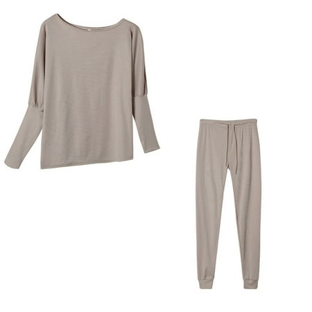 Casual Cozy Suit Pullover Long Sleeves Pajamas Drawstring Joggers Solid Color Loungewear Winter Home Suit for Sports M Apricot
Casual Cozy Suit Pullover Long Sleeves Pajamas Drawstring Joggers Solid Color Loungewear Winter Home Suit for Sports M Apricot