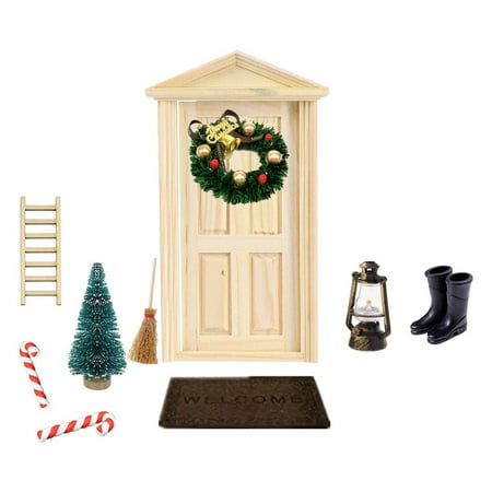 ELENXS Christmas Ornament for 1/12 Doll House Miniature Gnome Set with Ladder Boots Lantern Christmas Tree Wreath Broom Decoration Accessories
ELENXS Christmas Ornament for 1/12 Doll House Miniature Gnome Set with Ladder Boots Lantern Christmas Tree Wreath Broom Decoration Accessories