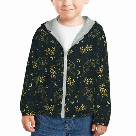 Gaeub Golden line fox Print Athletic Sun Protection Hoodie for Kids Long Sleeve Outdoor UV Shirt Running Fishing Top for Boys Girls-4 Years
Gaeub Golden line fox Print Athletic Sun Protection Hoodie for Kids Long Sleeve Outdoor UV Shirt Running Fishing Top for Boys Girls-4 Years