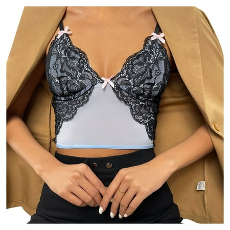 Ykohkofe Women Lace Sexy Bra Sexy Lingerie Ribbon Chest Pad Lace Camisole Bras Underwear
Ykohkofe Women Lace Sexy Bra Sexy Lingerie Ribbon Chest Pad Lace Camisole Bras Underwear
