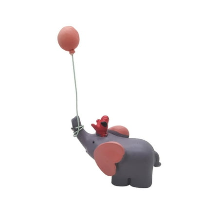 Lovely Balloon Elephant Doll Resin Cake Ornaments Small Crafts Dessert Table Decor for Party Shop (Pink)
Lovely Balloon Elephant Doll Resin Cake Ornaments Small Crafts Dessert Table Decor for Party Shop (Pink)