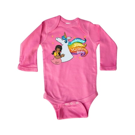 Inktastic Embrace Your Magical Side Girl Hugging A Unicorn Gift Baby Boy or Baby Girl Long Sleeve Bodysuit
Inktastic Embrace Your Magical Side Girl Hugging A Unicorn Gift Baby Boy or Baby Girl Long Sleeve Bodysuit