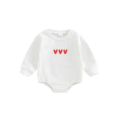 EYIIYE Newborn Baby Girl Spring Fall Casual Romper Heart Print Long Sleeve Crew Neck Loose Sweatshirts 6 Months-3 Years
EYIIYE Newborn Baby Girl Spring Fall Casual Romper Heart Print Long Sleeve Crew Neck Loose Sweatshirts 6 Months-3 Years
