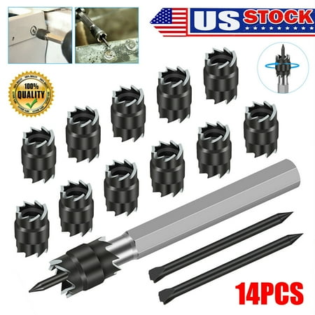 14PCS Double Sided 3/8 Spot Weld Cutter Remover HSS Drill Bit Welder Cut Tools
14PCS Double Sided 3/8 Spot Weld Cutter Remover HSS Drill Bit Welder Cut Tools