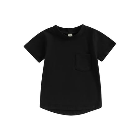 Qtinghua Toddler Baby Boy Girl Summer Clothes Crewneck Short Sleeve Tshirt Tops Soild Casual Cotton Blouse
Qtinghua Toddler Baby Boy Girl Summer Clothes Crewneck Short Sleeve Tshirt Tops Soild Casual Cotton Blouse