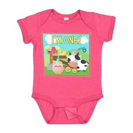 Inktastic I m One! Farm Animals Wearing Birthday Party Hats Gift Baby Boy or Baby Girl Bodysuit
Inktastic I m One! Farm Animals Wearing Birthday Party Hats Gift Baby Boy or Baby Girl Bodysuit