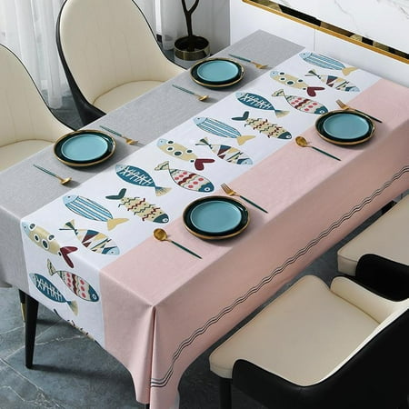 Rectangular Tablecloth - Stain Resistant OilclothPVC Tablecloth Printed Waterproof Tablecloth for Dining Table Garden Kitchen
Rectangular Tablecloth - Stain Resistant OilclothPVC Tablecloth Printed Waterproof Tablecloth for Dining Table Garden Kitchen