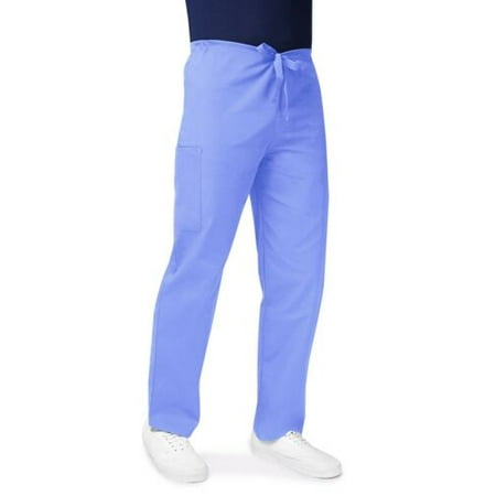 Adar Universal Mens Scrubs - Drawstring Tapered Leg Scrub Pants