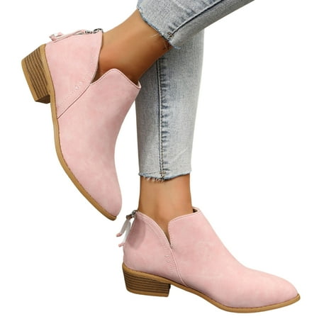 Solid Casual Ankle Booties Comfortable without Grinding Feet Suitable for Going Beach Side Wear Pink 41
Solid Casual Ankle Booties Comfortable without Grinding Feet Suitable for Going Beach Side Wear Pink 41