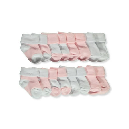 Stepping Stones Baby Girls 8-Pack Super Soft Cuffed Socks - white/pink 0 - 6 months
Stepping Stones Baby Girls 8-Pack Super Soft Cuffed Socks - white/pink 0 - 6 months