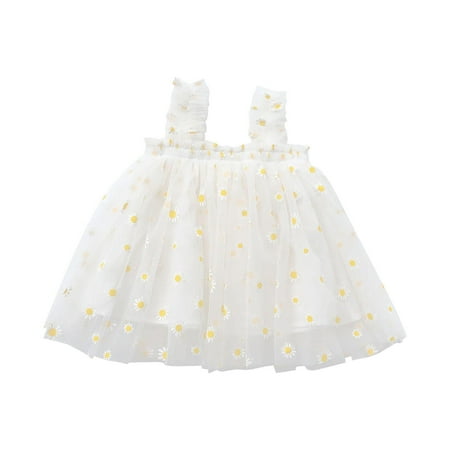 Mlqidk Baby Girls Toddler Tutu Dress Infant Tulle Dress Party Princess Dress 9-12 Months