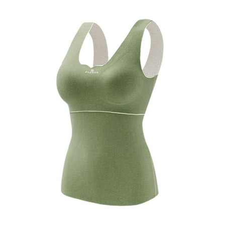 Women s Slim Vest with Built in Bra Elastic Camisole Comfortable Seamless Tummy Control Shapewear New
Women s Slim Vest with Built in Bra Elastic Camisole Comfortable Seamless Tummy Control Shapewear New