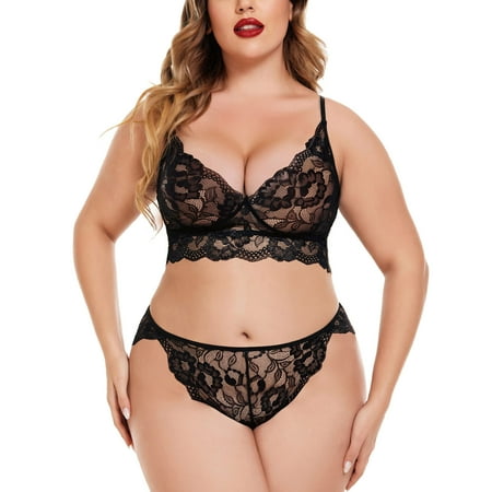 Aayomet Womens Lingerie Crotchless Women s Floral Lace Scallop Trim Lingerie Bodysuit One Piece Teddy Babydoll Black L
Aayomet Womens Lingerie Crotchless Women s Floral Lace Scallop Trim Lingerie Bodysuit One Piece Teddy Babydoll Black L