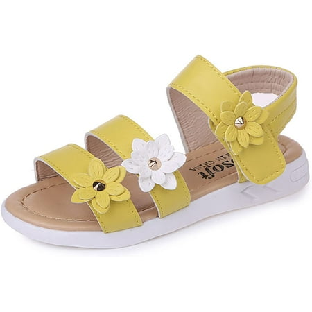 QWZNDZGR Baby Toddler Girls Flower Open-Toe Beach Walking Two-Strap Sandals Summer Rubber Toe Breathable Flat Princess Shoes
QWZNDZGR Baby Toddler Girls Flower Open-Toe Beach Walking Two-Strap Sandals Summer Rubber Toe Breathable Flat Princess Shoes