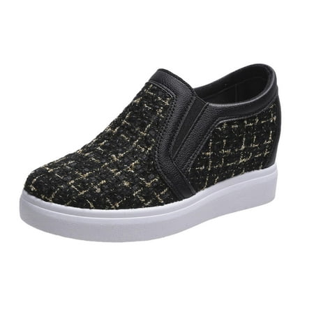 TAIAOJING Women s Lace Up Sneaker Shoes Flat Bottom Thick Bottom Inner Single Shoe Slip On Casual Shoes
TAIAOJING Women s Lace Up Sneaker Shoes Flat Bottom Thick Bottom Inner Single Shoe Slip On Casual Shoes