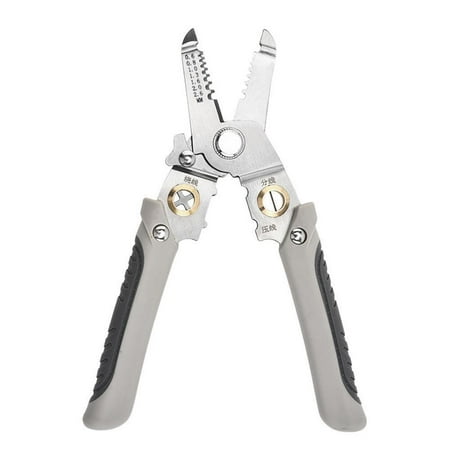 Special Wire Stripper Electrician Decrustation Steel Plier Multi-functional Tool 7.4 inch
Special Wire Stripper Electrician Decrustation Steel Plier Multi-functional Tool 7.4 inch