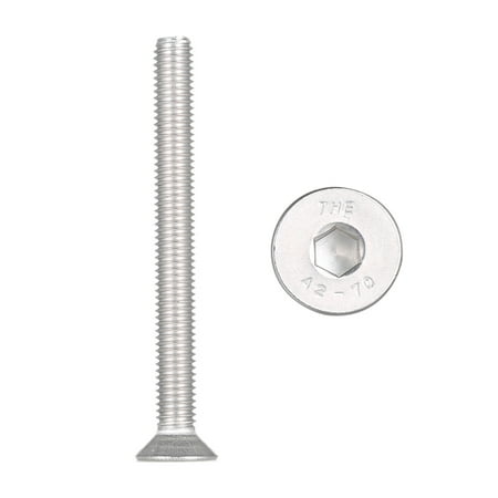 Carevas DIN7991 304 Stainless Steel Allen Bolt Socket Screws Hex Screw M-8*80