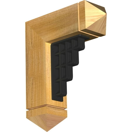 4 W x 13 1/2 D x 16 H Diane Arts & Crafts Ironcrest Rough Sawn Bracket Western Red Cedar (2 W x 5 1/2 D x 8 H Iron Bracket)
4 W x 13 1/2 D x 16 H Diane Arts & Crafts Ironcrest Rough Sawn Bracket Western Red Cedar (2 W x 5 1/2 D x 8 H Iron Bracket)