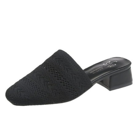 Quealent Adult Women Shoes Womens Slippers Arch Support Spring Square Headed Half Slippers Women s Flying Summer Slippers for Women Indoor Outdoor Black 7.5
Quealent Adult Women Shoes Womens Slippers Arch Support Spring Square Headed Half Slippers Women s Flying Summer Slippers for Women Indoor Outdoor Black 7.5