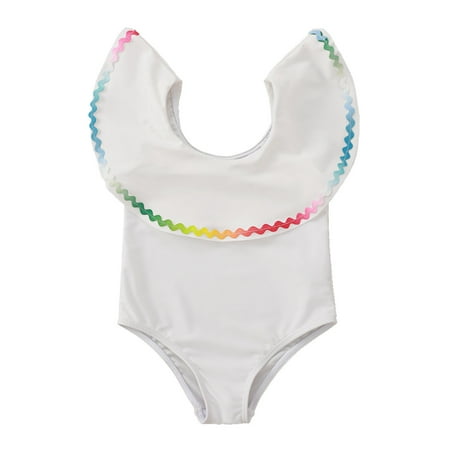 YWDJ 3-9Month Toddler Girl Kids Swimsuit Wave Flying Sleeves Gradient Color One-piece Swimsuit White 80
YWDJ 3-9Month Toddler Girl Kids Swimsuit Wave Flying Sleeves Gradient Color One-piece Swimsuit White 80