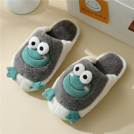 PIKADINGNIS Women Furry Slippers Kawaii Cartoon Frog Slippers Bear Slide Winter Lovely Home Slippers Men Indoor Slides Shoes Female Slippers
PIKADINGNIS Women Furry Slippers Kawaii Cartoon Frog Slippers Bear Slide Winter Lovely Home Slippers Men Indoor Slides Shoes Female Slippers