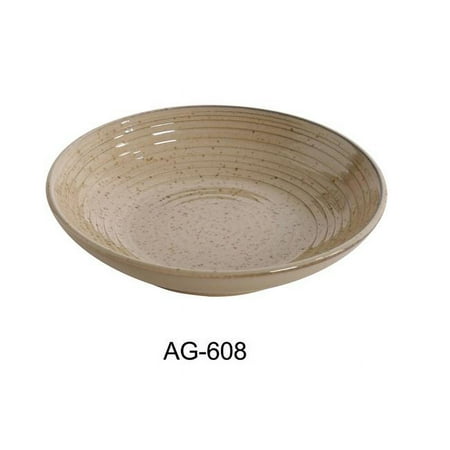 Yanco AG-608 8 x 1.5 in. Porcelain Soup Bowl - 20 oz - Pack of 24