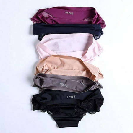 Women Lace Sexy Panties Seamless Solid Underwear Low Waist Woman Briefs Female Slim Breathable Underpants 6-Pack
Women Lace Sexy Panties Seamless Solid Underwear Low Waist Woman Briefs Female Slim Breathable Underpants 6-Pack