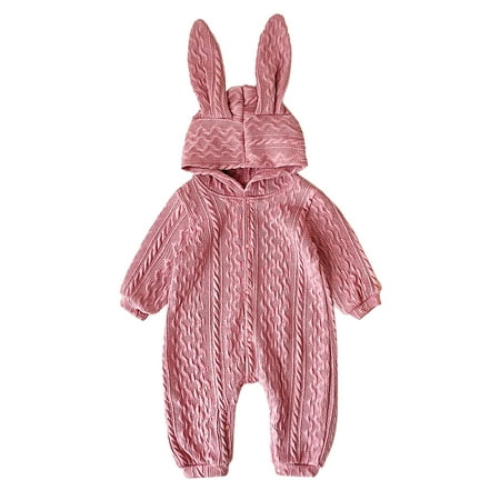 Zlekejiko Baby Girls Boys Solid Animal Ears Autumn Knit Sweater Long Sleeve Romper Jumpsuit Clothes
Zlekejiko Baby Girls Boys Solid Animal Ears Autumn Knit Sweater Long Sleeve Romper Jumpsuit Clothes
