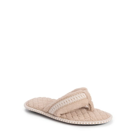 MUK LUKS Women s Darlene Thong Slipper