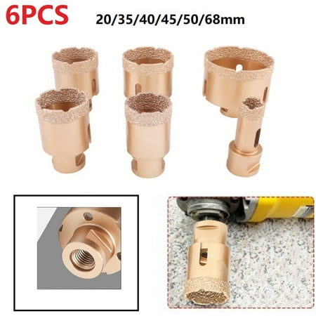 M14 Thread Dry Vacuum Brazed Diamond Drill Core Bit Ceramic Tile Stone Hole Saw
M14 Thread Dry Vacuum Brazed Diamond Drill Core Bit Ceramic Tile Stone Hole Saw